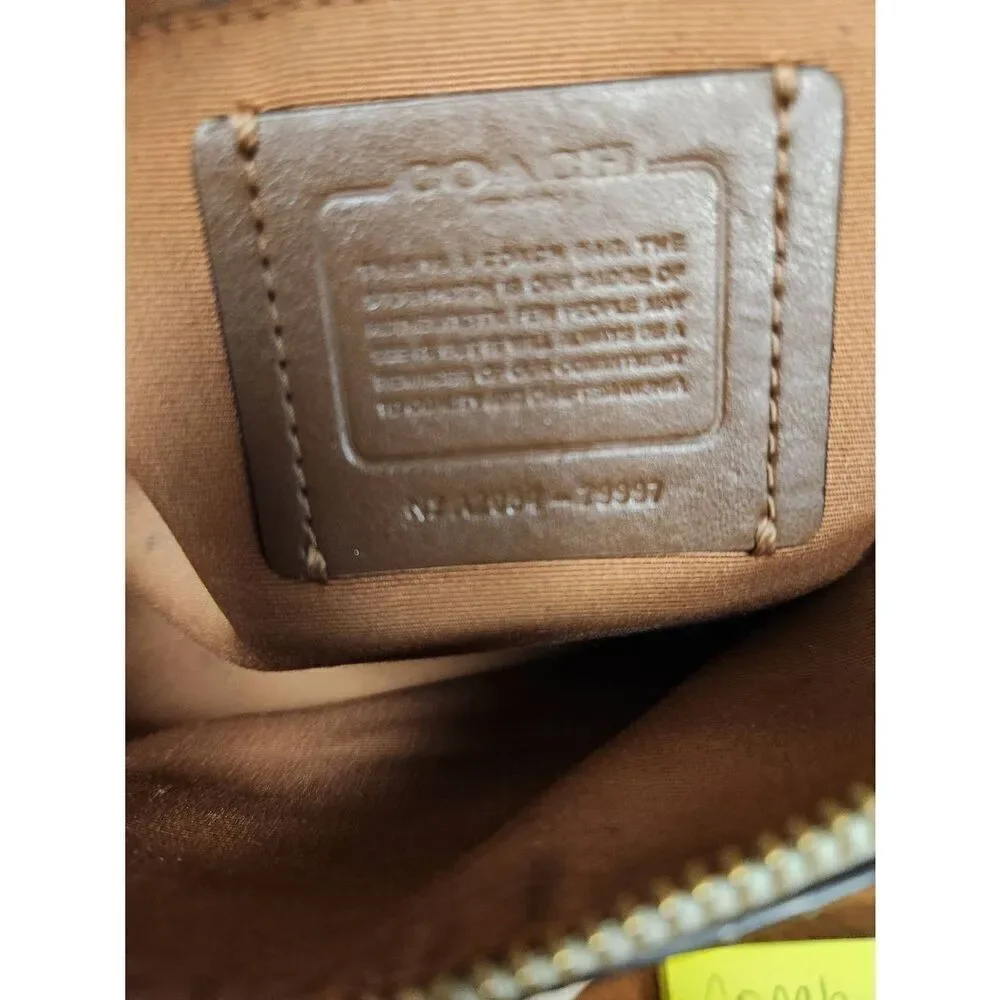 Coach A2054-79997(PF) pebbled leather prairie handbag in color chalk with should
